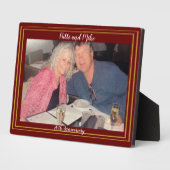 Mariage ou chevalet photo spécial avec plaque de d (Côté)