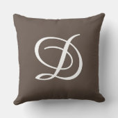 Mariage ou coussin d'anniversaire monogrammed (Verso)