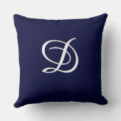 Mariage ou coussin d'anniversaire monogrammed (Verso)