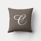Mariage ou coussin d'anniversaire monogrammed (Verso)