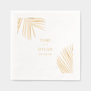 Mariage Palm Leaf