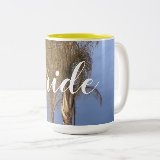 Mariage Palm Trees Mariages Mugs (Devant droit)