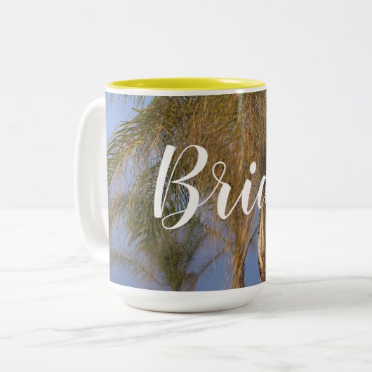 Mariage Palm Trees Mariages Mugs (Devant gauche)