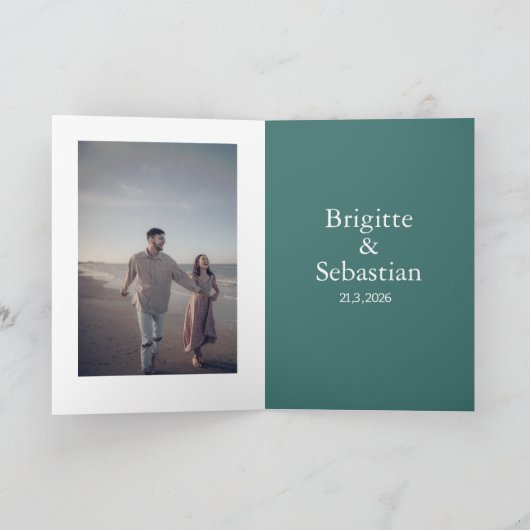 Mariage Pampas plié Numéro de table (Intérieur)