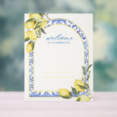 Mariage Panneau de bienvenue, citrons, été, italie (Neutre)