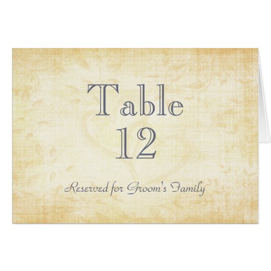 Mariage papier vieilli vintage (Devant Horizontal)
