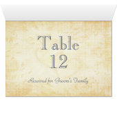 Mariage papier vieilli vintage (Intérieur Horizontal (Bas))