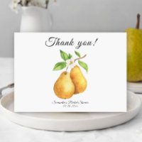 Mariage Parfait Poire Merci Shower de Mariée Aquar