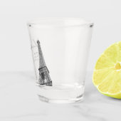 Mariage Paris Favoriser Tour Eiffel Verre Tourné M (Droite)