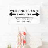 Mariage Parking Flèche directionnelle Bannière (En situation)