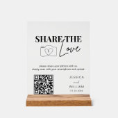 Mariage Partager L'Amour | Partage de photos Code  (Recto)