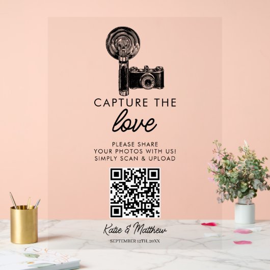 Mariage Partager l'amour QR code Photo Télécharger (Mariage)
