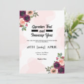 Mariage Pastel Color Invitation Card Design (Debout devant)