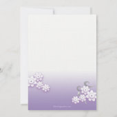 Mariage Pastel lovebirds Enregistrer la date carte (Dos)