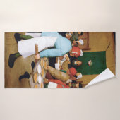 Mariage paysan, Pieter Bruegel (Serviette de bain)