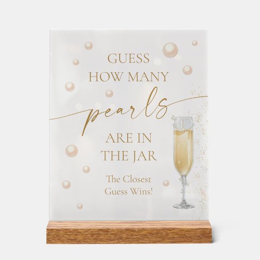 Mariage Pearlées Prosecco : Devinez combien de per