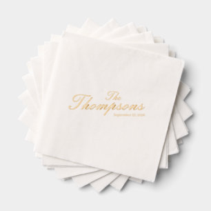 Mariage personnalisé avec nom de famille Cocktail 