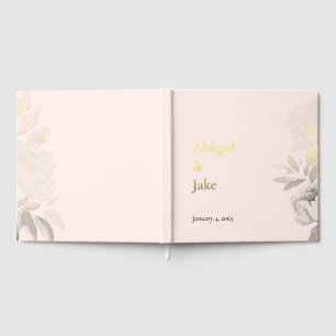 Mariage Personnalisé Blush Or Feuille
