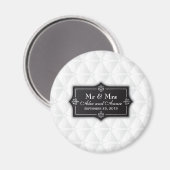 Mariage Personnalisé de Luxe | Aimant (Recto/Verso)