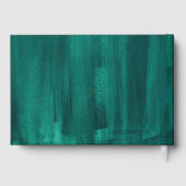 Mariage personnalisé Emerald art moderne (Verso)