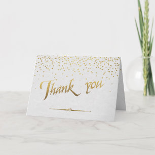 Mariage personnalisé feuille d'or royal MERCI