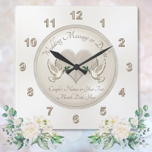 Mariage personnalisé Horloge Inséparable mariage c
