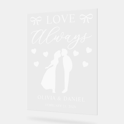 Mariage personnalisé Love Always (Angle)