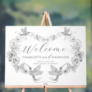 Mariage personnalisé Monogram Floral