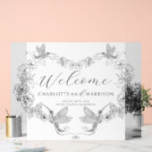 Mariage personnalisé Monogram Floral (Mariage)