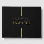 Mariage personnalisé noir et huile réelle (Recto)