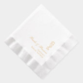 Mariage personnalisé Perles & Prosecco Or (Droite)