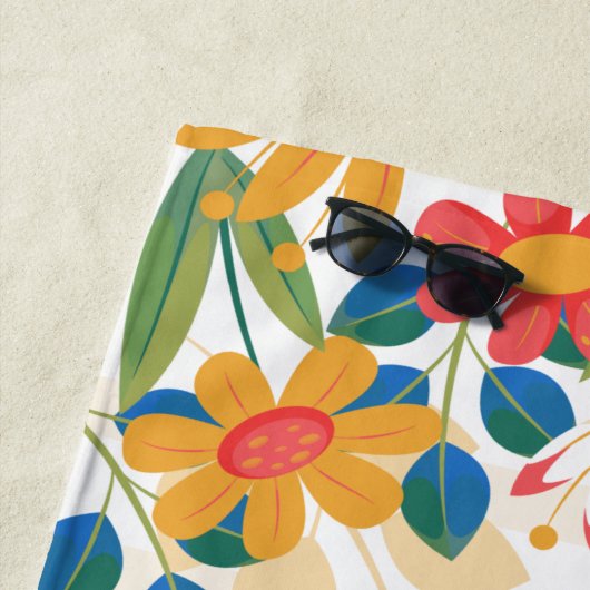 Mariage personnalisé Proposition Plage Serviette (En situation)