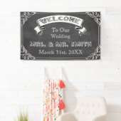 Mariage personnalisé, réunion, bannière de (En situation)