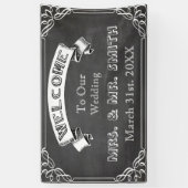 Mariage personnalisé, réunion, bannière de (Vertical)