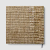 Mariage personnalisé rustique burlap motif nature (Verso)