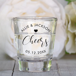 Mariage personnalisé Verres à shot Monsieur et Mad