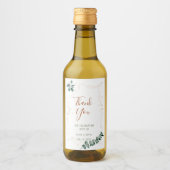 Mariage Personnaliser Bouteille Mini Étiquette à v (Devant)