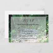 Mariage Pétale Forêt Classique RSVP (Devant / Derrière)
