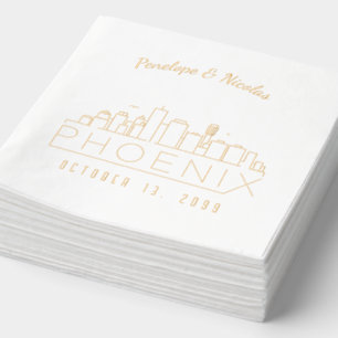Mariage Phoenix Personnalisé Gold Foil