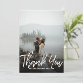 Mariage photo brossé de classe moderne MERCI (Debout devant)