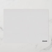 Mariage photo Collage Carte de remerciements (Verso)