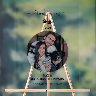 Mariage Photo Couple Moderne Boisson Gratuite Pour