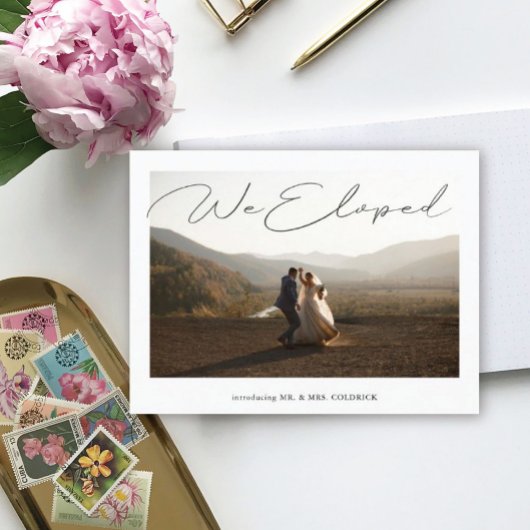 Mariage photo Dancing Elopement Faire-part