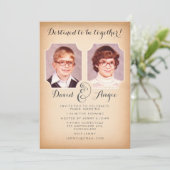 Mariage photo de l'école Invitation photo (Debout devant)