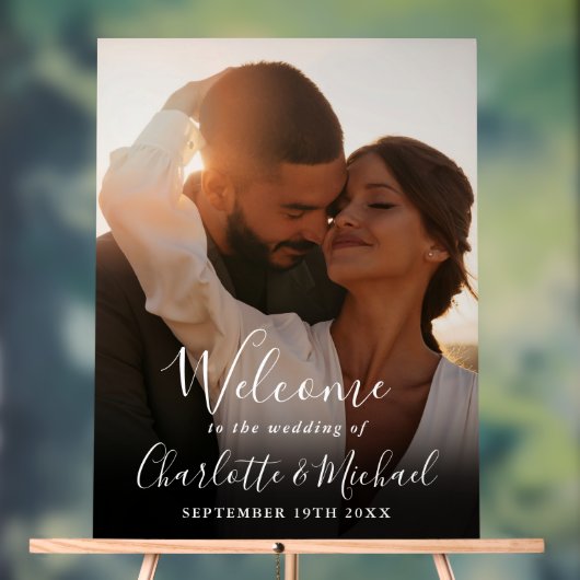 Mariage photo de signature blanche (Neutre)