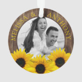 Mariage photo de tournesol en Russie Sauvez la dat (dos)