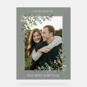 Mariage photo écologique de la zone botanique d'Eu (Recto)