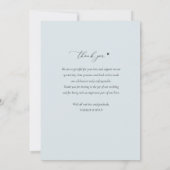 mariage photo élégant et simple merci (Dos)