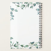 Mariage PHOTO Eucalyptus Green Watercolor (Dos)