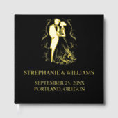 Mariage photo Feuille Black and Gold (Recto)